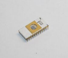 Intel C2708 vintage ceramic white gold EPROM CPU ROM IC chip rare 7651 date picture