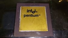 Vintage Intel Pentium 60 Mhz CPU P60 A80501-60 SX835  Gold  picture