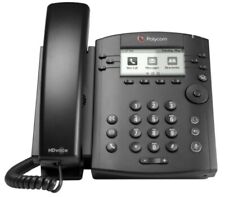 Polycom VVX 301 IP Cable Business Media Desktop 6-Line HD Phone PoE VoIP - Black picture