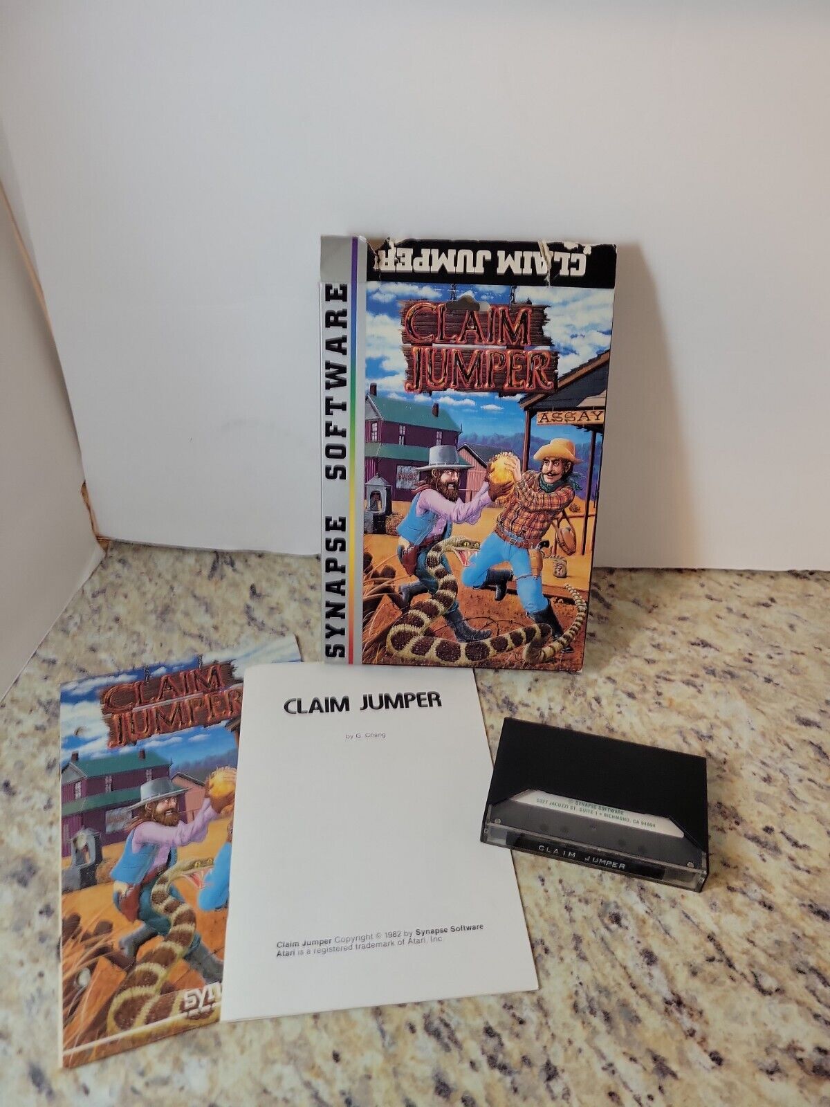 CLAIM JUMPER Atari Synapse 800/XL/XE CIB