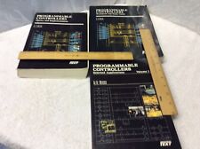 3 TOTAL VINTAGE PROGRAMMABLE CONTROLLERS HANDBOOKS MANUALS MISC DRAWER picture