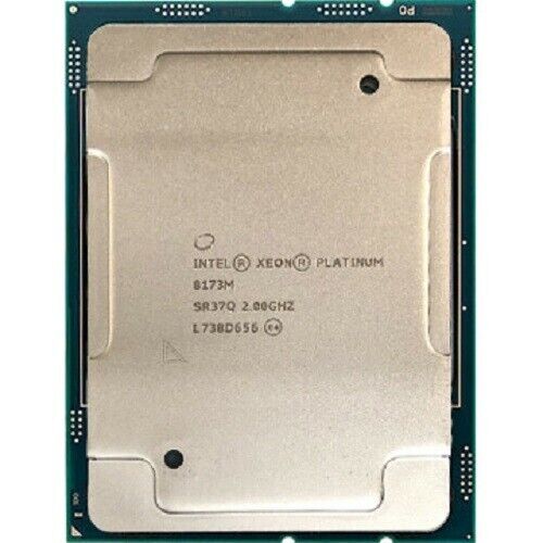 Intel Xeon Platinum 8173M CPU LGA-3647 2.0GHz 28-Core SR37Q