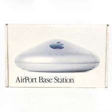Apple AirPort Base Station M5757 Wireless Wi-Fi Router Vintage Box, Base & Cords picture