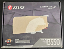 MSI MPG B550 GAMING PLUS AM4 AMD B550 PCIe 4.0 ATX Motherboard #577 picture