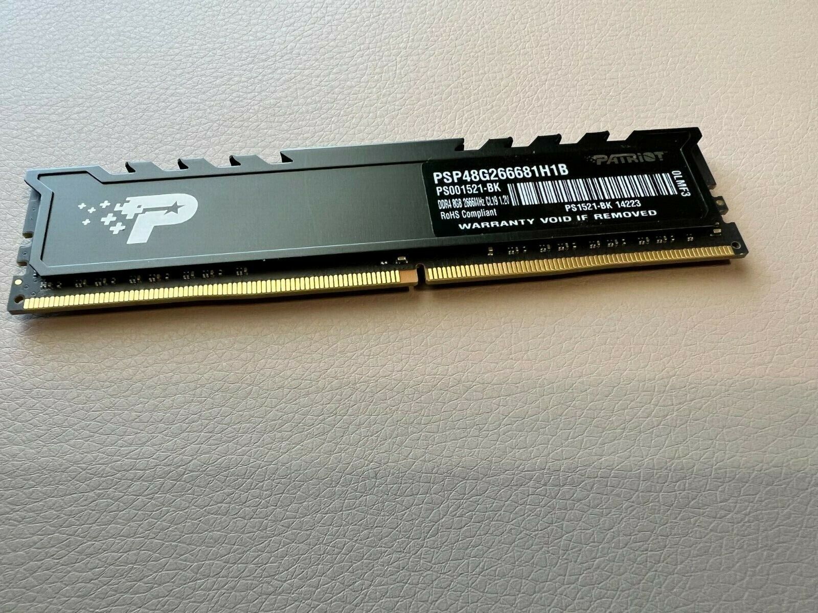 CLX Gaming PC Patriot Signature 8GB DDR4 2666MHz DIMM DESKTOP Memory 