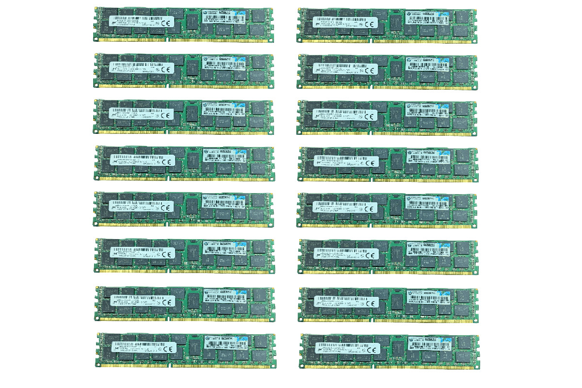 256GB (16x 16GB) DDR3 PC3-14900R ECC Server Memory Dell R510 R610 R620 R710 R720