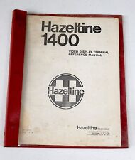 Vintage Hazeltine 1400 Video Display Terminal Reference Manual ST534B01 picture