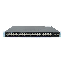 Cisco Catalyst 2960-X 370W PoE+ 48-Port Managed Gigabit Switch WS-C2960X-48LPS-L picture