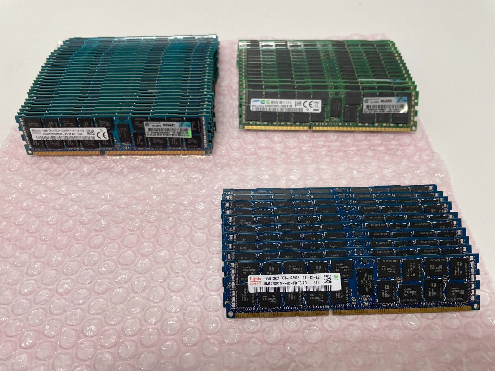 Lot(60) Hynix-Samsung 16GB DDR3 PC3-12800R Server Memory