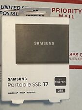 Samsung T7 2TB USB 3.2 Portable Solid State Drive - Titan Grey SEALED picture