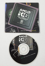 Vintage AMD K6 MMX CPU Interactive Demo CD-ROM 1997 OEM Promotional Sample picture