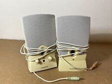 Vintage Harmon/Kardon Multimedia Speaker System 02320V Beige w/Power Adapter picture