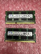 SAMSUNG 16GB (2 x 8GB) PC3L-12800S DDR3-1600 Laptop Ram Memory M471B1G73DB0-YK0 picture