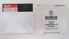 COSMI TEXT-PRO and DATA-PRO Word and Database ~ Commodore 64 Software ~ WORKS picture