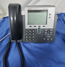 Cisco CP-7941G Unified IP VoIP Business Office Phone w/Base, Stand & Handset picture