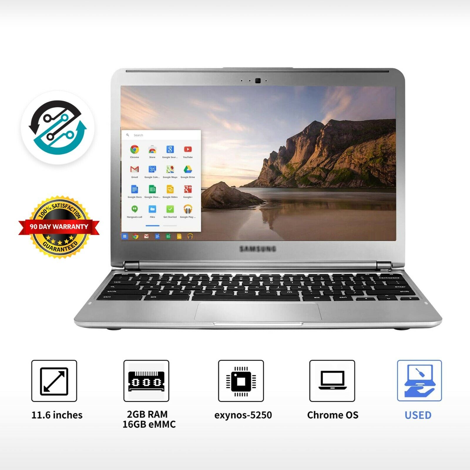 Samsung Chromebook Laptop 11.6