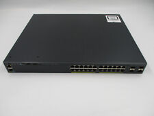 Cisco C2960X 24-Port PoE Gigabit Network Switch 4XSFP WS-C2960X-24PS-L Tested picture
