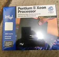 VINTAGE Intel Pentium II XEON PROCESSOR 450 MHZ/1 MB CACHE SEALED BOX picture