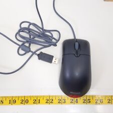 Vintage Microsoft Wheel Mouse Optical USB Black  picture