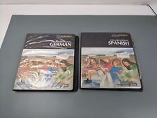 Atari 400/800 Conversational German + Spanish Tapes, Incomplete UNTESTED AS-IS picture