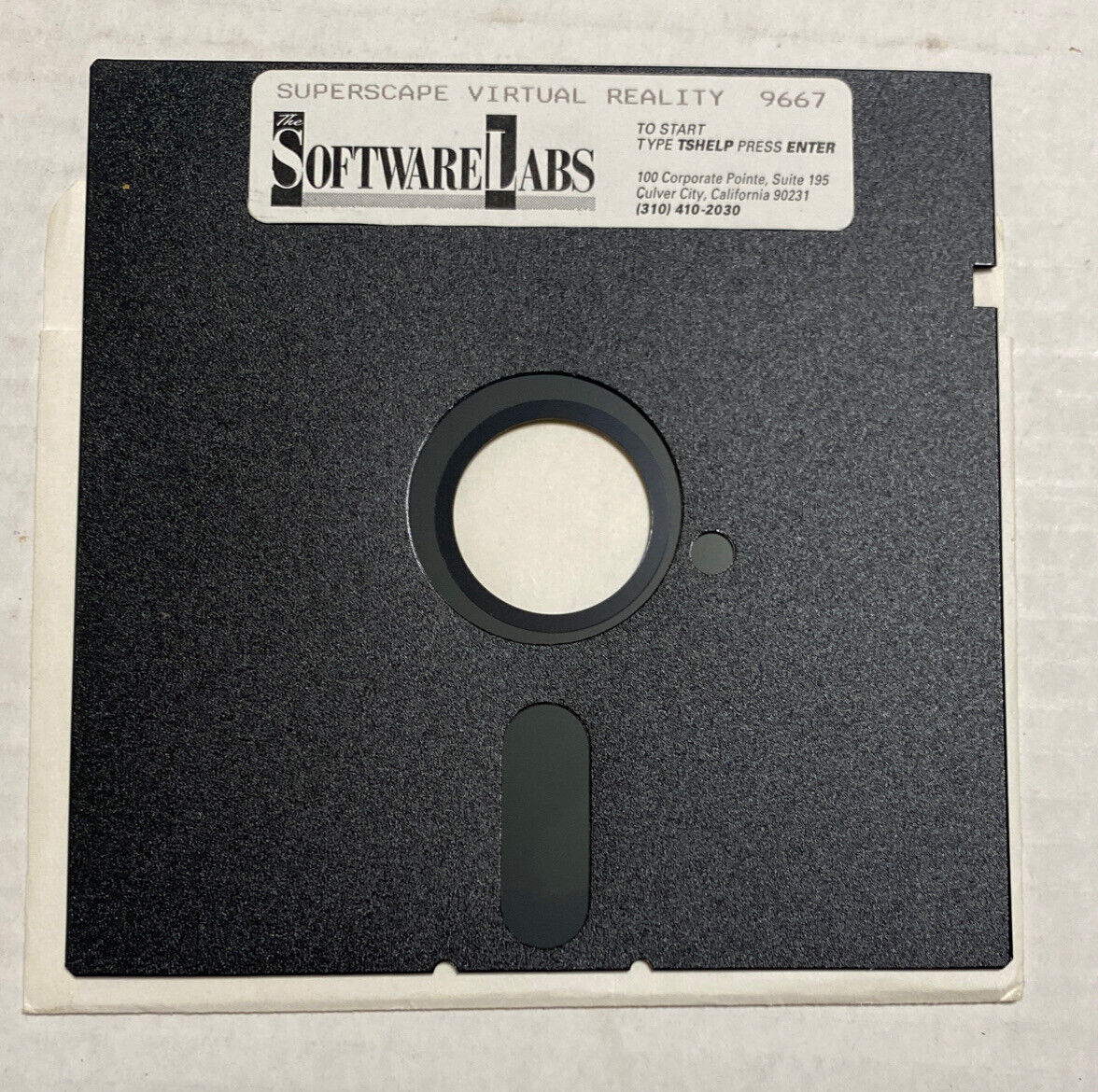 Superscape Virtual Reality MS-DOS PC 5.25\
