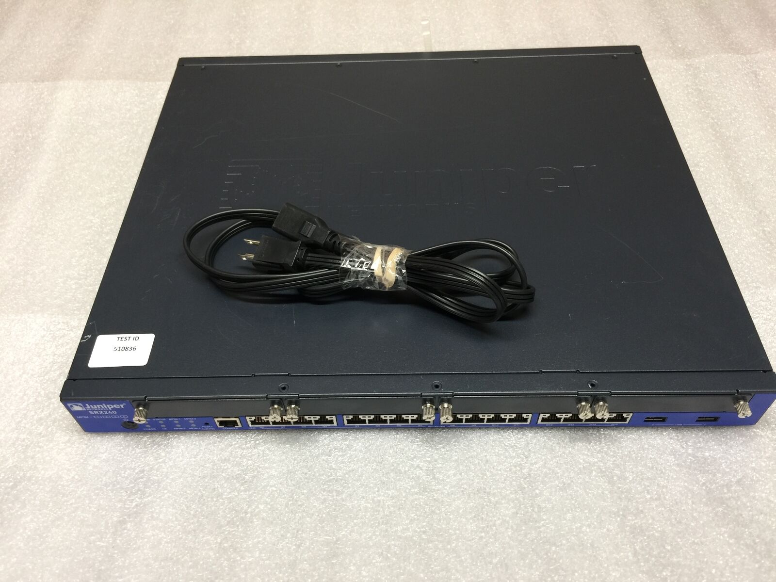 Juniper SRX240 SRX240H2-PoE 16 Port Gigabit Ethernet Gateway Switch - TESTED
