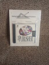 Vintage Microsoft Publisher 2.0 Software PC Disc 1993 w/Production Key and COA picture