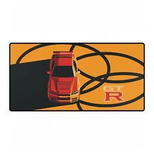 Skyline R34 Vintage JDM Car Gaming Mouse Pad designed by Wrofee picture