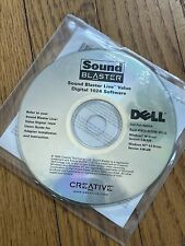 Vintage 99/2000 Sound Blaster Live Value Digital 1024 Software  picture