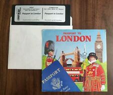 Apple II 1986 Passport To London - Commodore Game Floppy Disk picture