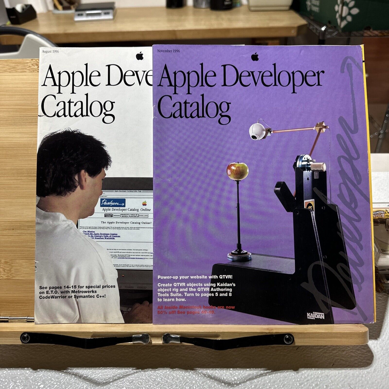Apple Developer Catalog - 1996 - Vintage Apple Macintosh - Lot of 2