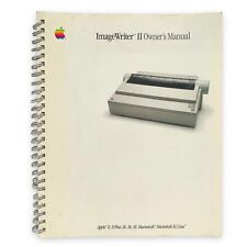 Apple ImageWriter II Owner’s Manual VTG 1985 Image Writer picture