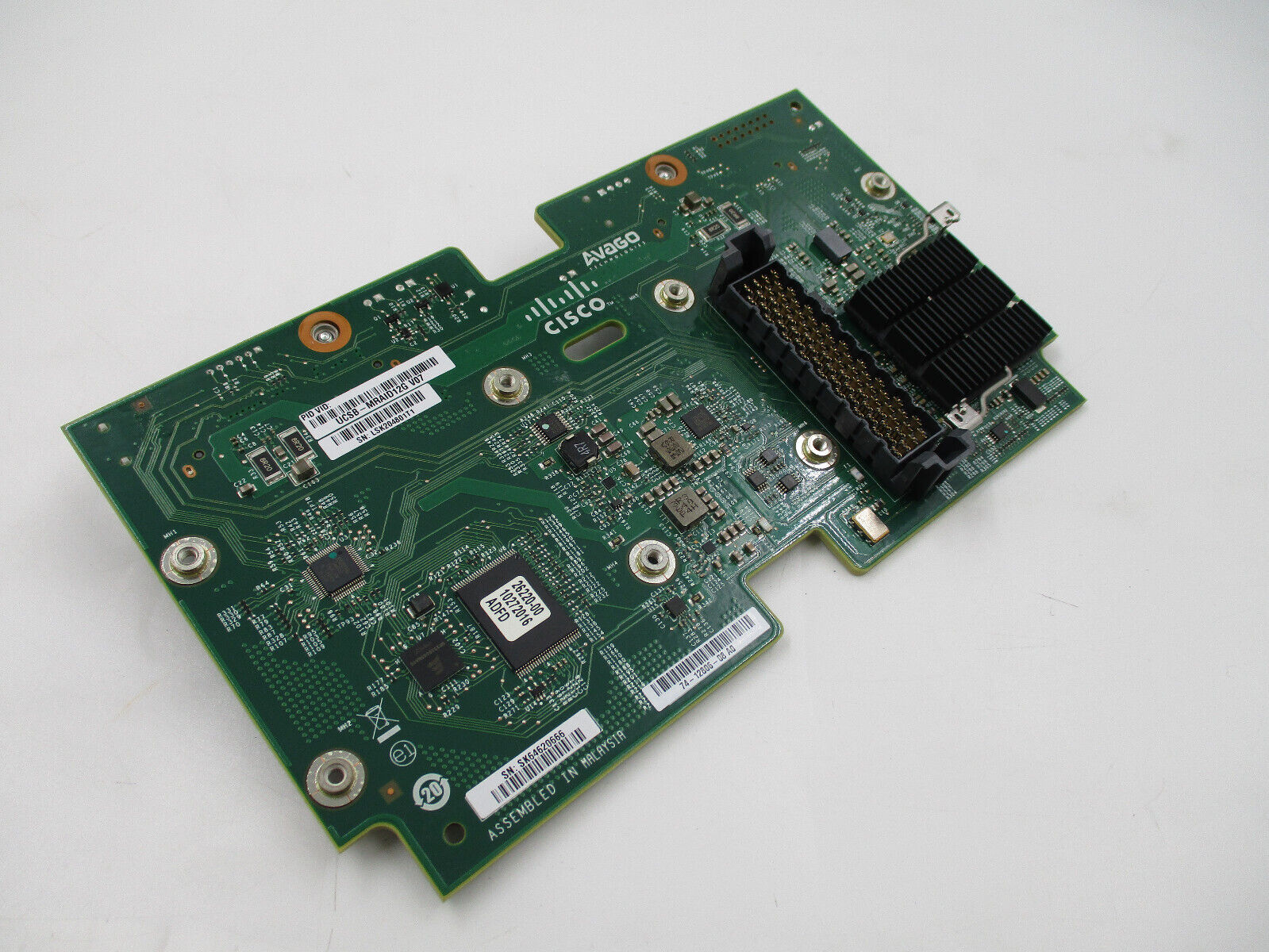 Cisco FlexStorage 12Gbps SAS Raid Controller PID VID: UCSB-MRAID12G Tested