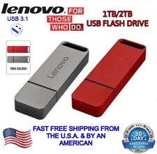 1TB/2TB Lenovo USB Flash Drive Metal Memory Stick Pen Thumb Disk Storage picture