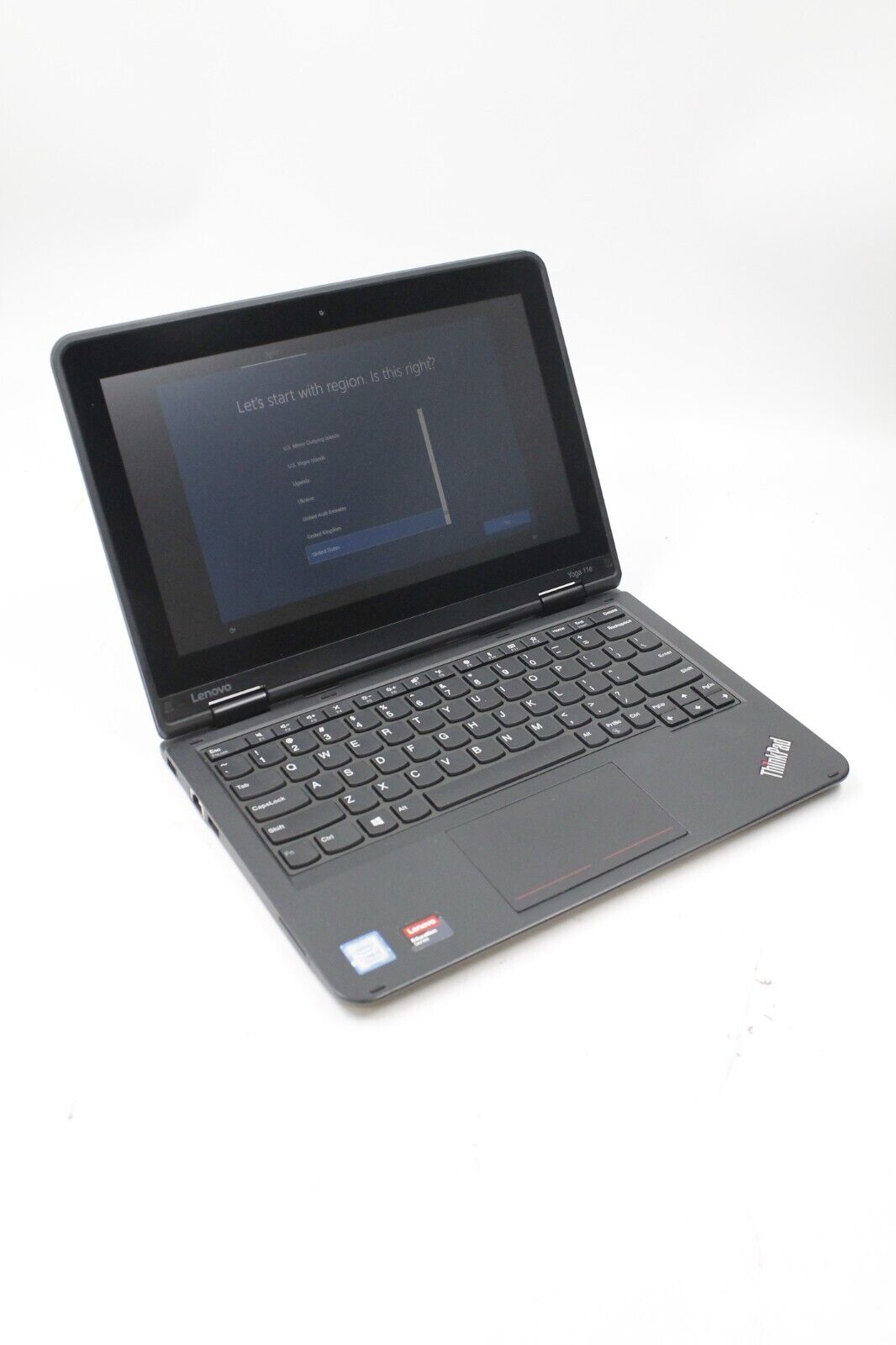 Lenovo ThinkPad Yoga 11E 4TH Gen Core i5-7200 2.50GHz 8GB RAM  256 GB SATA SSD