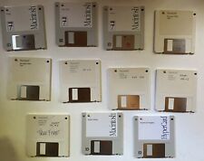 Lot of 11  Vintage Apple Macintosh 7/ 1987-1990 Utilities Floppy Disks Untested picture