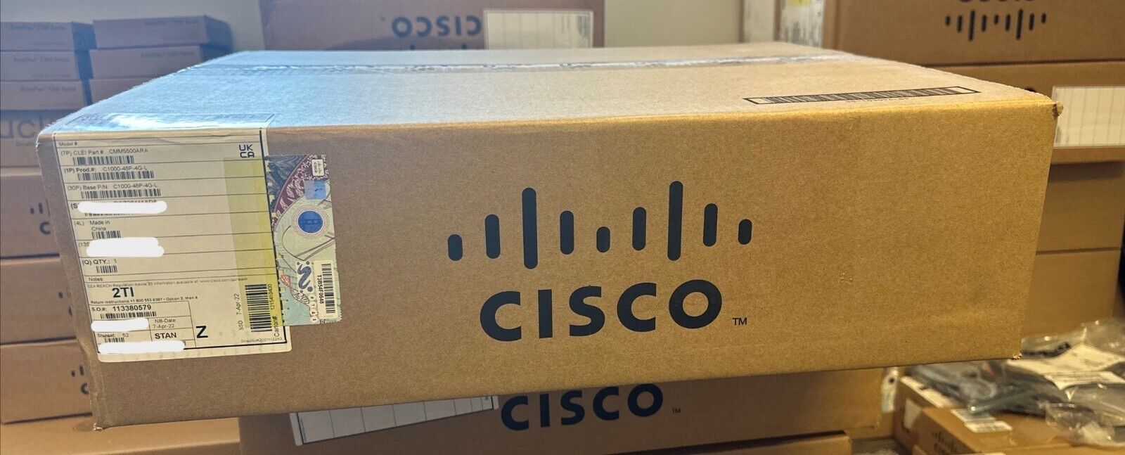 New Sealed Cisco C1000-48P-4G-L 48 Ports PoE Catalyst Network Switch