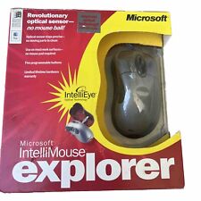 NEW VINTAGE 2000 MICROSOFT INTELLIMOUSE EXPLORER 3.0 OPTICAL TECHNOLOGY MOUSE picture