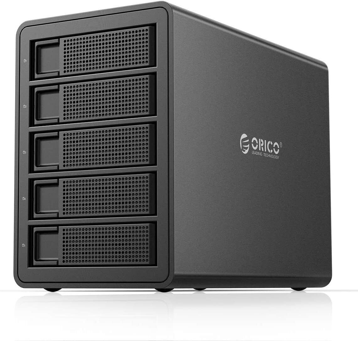 ORICO 2/4/5 Bay Hard Drive Enclosure USB3.0 to SATA 80TB for 2.5/3.5 in HDD SSD