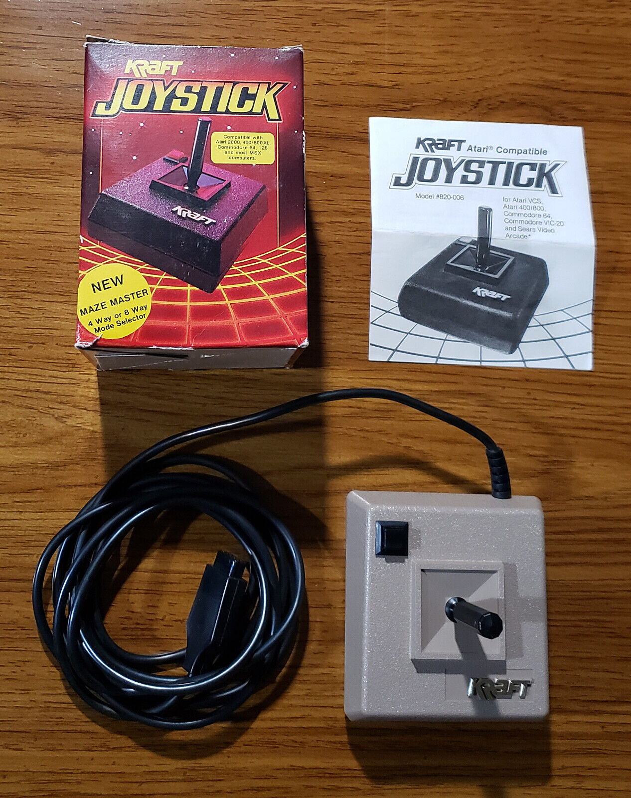Kraft Maze Master joystick for Atari/Commodore/Amiga computers