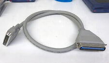 Vintage “Apple” DB-25 to Centronics 50-Pin SCSI Cable, 3 foot length picture