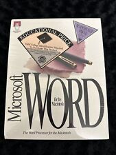 Vintage Microsoft Word 5.0 for Apple Macintosh Brand New SEALED picture