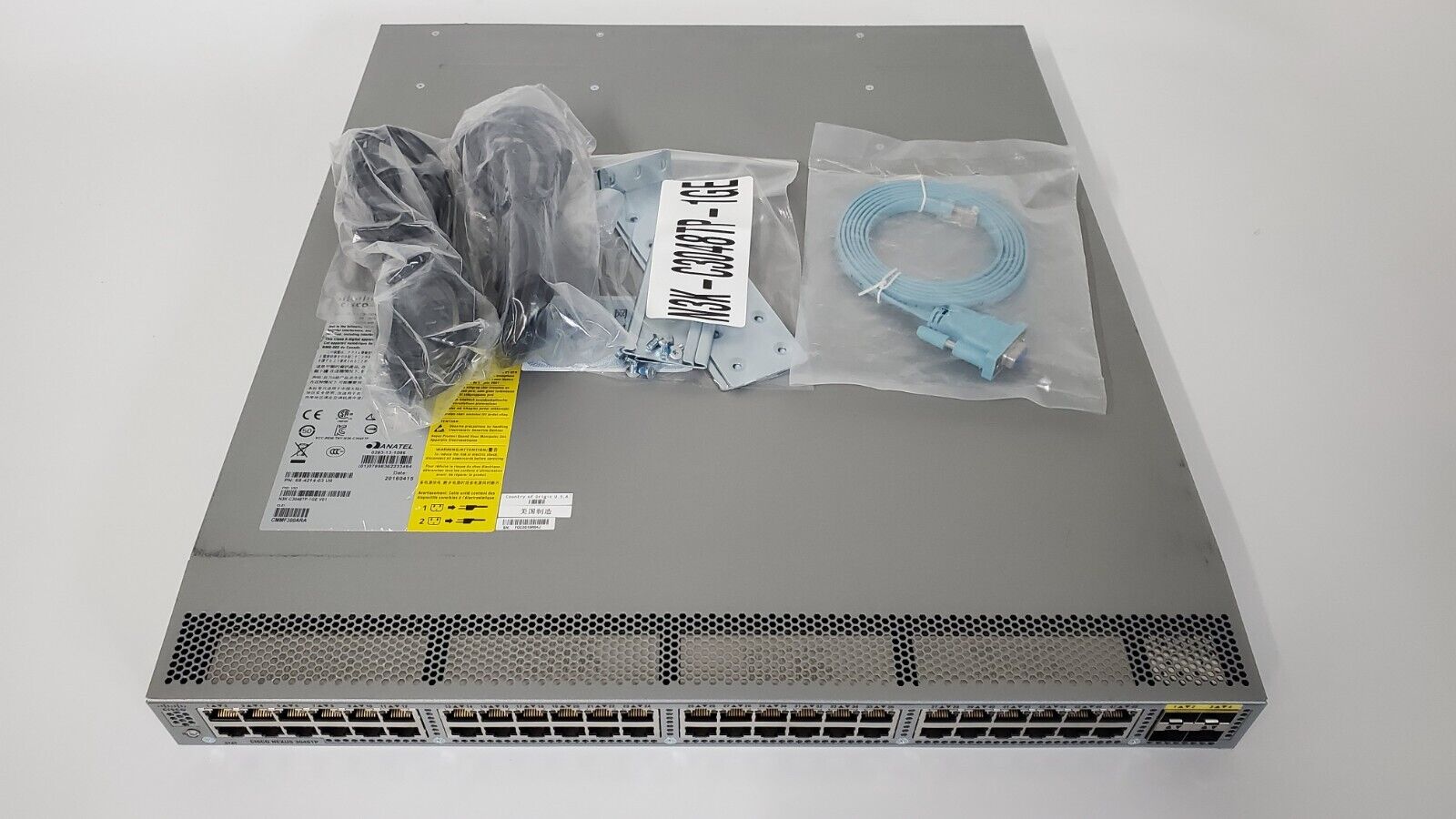 Cisco Nexus N3K-C3048TP-1GE 48 Port Gigabit 4 SFP 10G LANBASE Network Switch