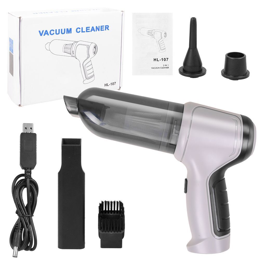 Electric Mini Cordless Air Duster Blower High Pressure for Computer/Car Cleaning