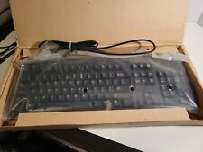 Vintage DELL PS/2 104-Key PC Windows Desktop Keyboard Black Wired RT7D00 SK-8100 picture