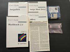Commodore Amiga 2.1 Software Workbench Floppy Disks Arexx Manuals,  2.04 ROM picture