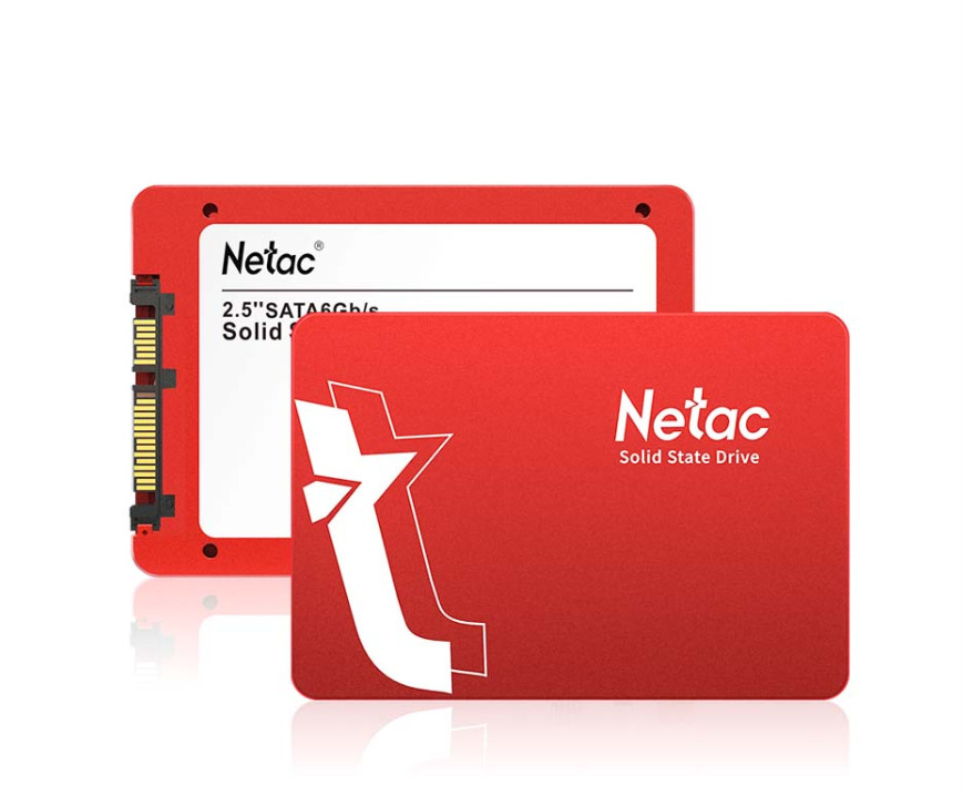 Netac 256GB SSD 3D NAND 2.5'' SATA III 6GB/s Internal Solid State Drive 500MB/s