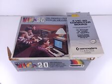 Commodore Vic 20 Keyboard Video Game In Box w/ Manuals Games Cords Controllers picture