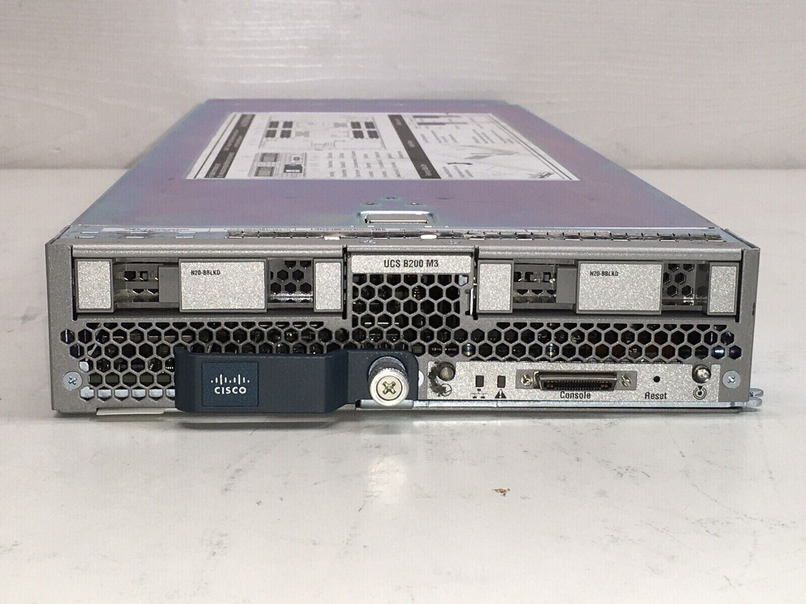 Cisco UCS B200 M3 2 Bay Blade Server 256GB RAM / 2x E5-2680 @2.70GHZ CPU /NO HDD