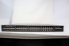 Cisco Catalyst 3650 48 Port POE+ 2x10G SFP Networking Switch 1x PSU picture